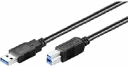 Kabelis USB MicroConnect USB-A - USB-B 5 m Juodas (USB3.0AB5B)