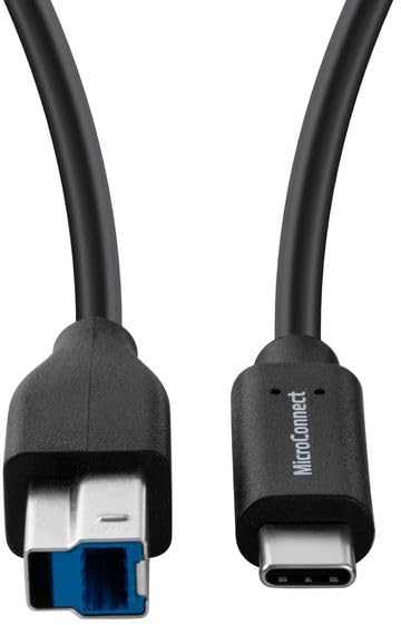 USB kabelis MicroConnect USB-C - USB-B 3 m juodas (USB3.1CB3)