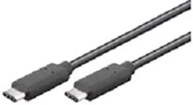 USB MicroConnect USB-C – USB-C laidas 1 m juodas (USB3.1CC1)