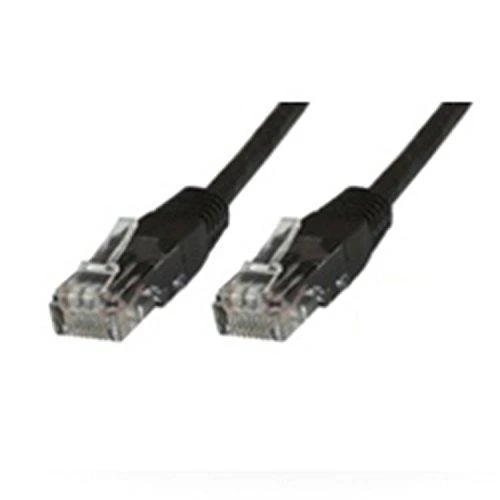 MicroConnect U/UTP CAT5e 0.3M Juodas PVC (UTP5003S)