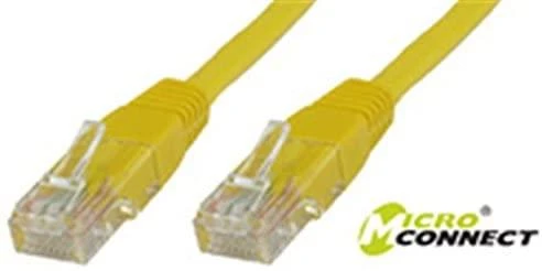 MicroConnect Komutacinis laidas U/UTP CAT5e, 20m, geltonas (UTP520Y)
