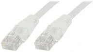 MicroConnect RJ-45/RJ-45 kat.5e U/UTP Baltas 10vnt. 0,5 m (V-UTP5005WVP)