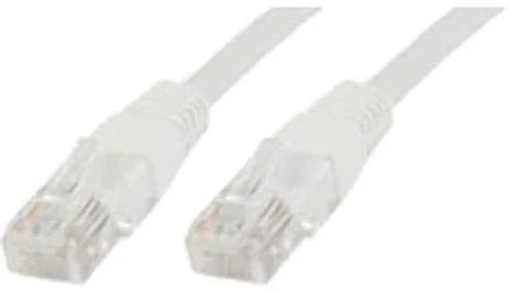 MicroConnect RJ-45/RJ-45 kat.5e U/UTP Baltas 10vnt. 1 m (V-UTP501WVP)