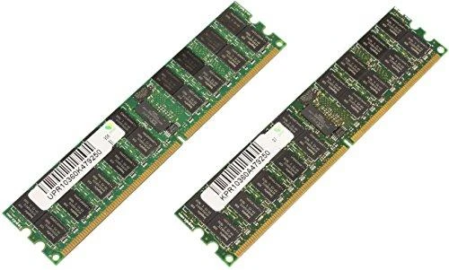 Dvi DDR2 operatyviosios atminties plokštelės