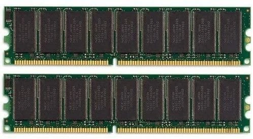 Dvi DDR2 operatyviosios atminties plokštelės
