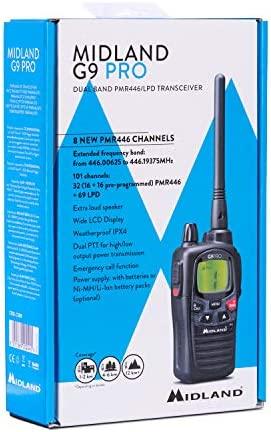 Radijo stotelė - racija Midland G9 Pro PMR+LPD C1385