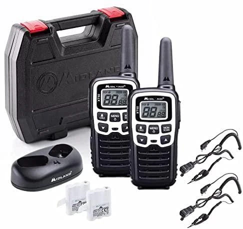 ALAN PMR MIDLAND XT50 rankinio radijo lagaminas