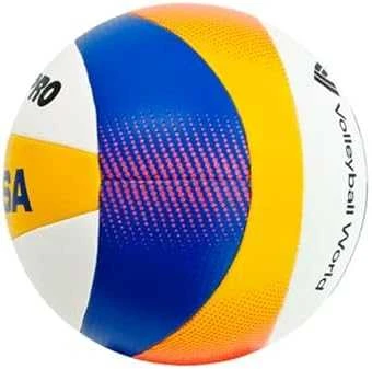 MIKASA BV550C-WYBR Paplūdimio tinklinio kamuolys Beach Pro, Dydis: 5