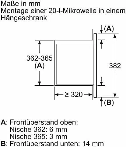 Įmontuojama mikrobangų krosnelė Bosch BFL623MB3