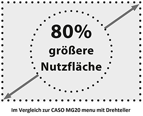 Mikrobangų krosnelė Caso | Microwave orkaitė | MG 20 | Free standing | 20 L | 800 W | Grilis | Juodas