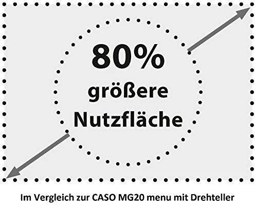 Mikrobangų krosnelė Caso | Microwave orkaitė | MG 20 | Free standing | 20 L | 800 W | Grilis | Juodas