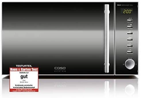 Mikrobangų krosnelė Caso | Microwave orkaitė | MG 20 | Free standing | 20 L | 800 W | Grilis | Juodas