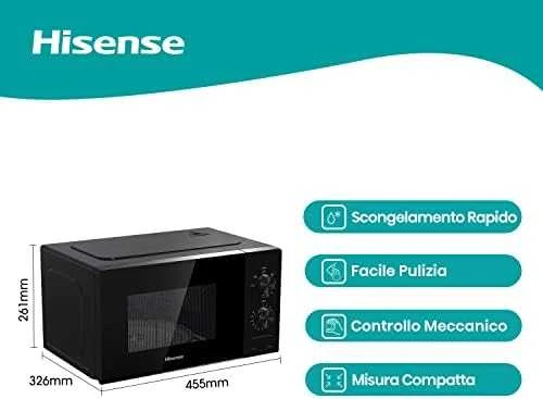 Mikrobangų krosnelė Mikrob. krosnelė HISENSE H20MOBP1