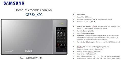 Samsung Mikrobangų krosnelė GE 83 X