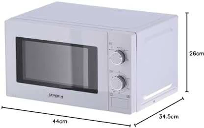 Severin MW 7770 mikrobangų krosnelė Baltas Solo mikrobangų krosnelė Stalviršis 20 L 700 W