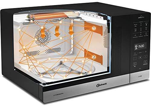 Mikrobangų krosnelė Whirlpool MWF 420 BL (1100W, 25l), Juodos spalvos