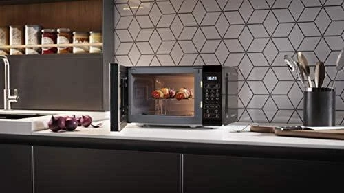 Sharp Aštrus | Mikrobangų krosnelė su grotelėmis | YC-MG02E-B | Laisvai stovintis | 800 W | Grilis | Juodas