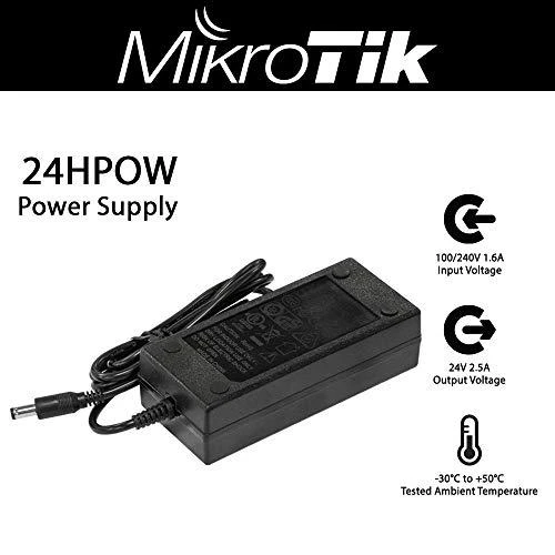 MikroTik Perjungiamas maitinimo šaltinis 24V 1.6A RouterBoard plokštėms (24HPOW)
