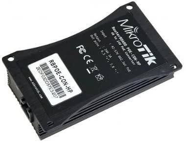 MIKROTIK RBPOE FastEth PoE adapteris su ekranuotomis jungtimis palaiko 10-28V PoE