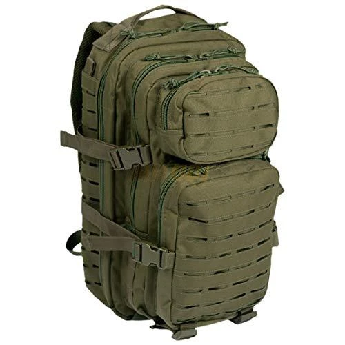 Kuprinė Mil-tec Assault lazerinis Cut SM, žalios spalvos, 20L