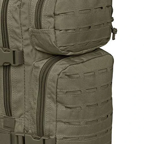 Kuprinė Mil-tec Assault lazerinis Cut SM, žalios spalvos, 20L