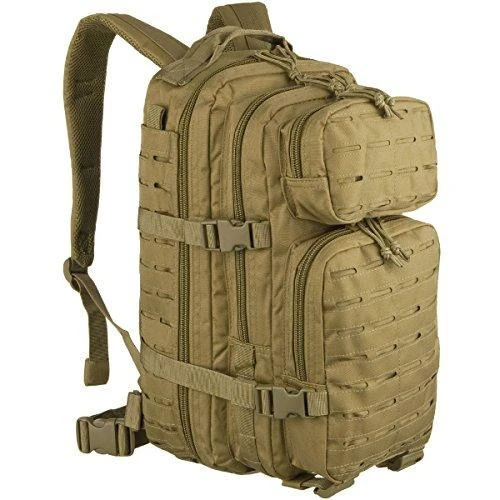 Kuprinė Mil-tec Assault lazerinis Cut SM, coyote, smelio spalvos,20L