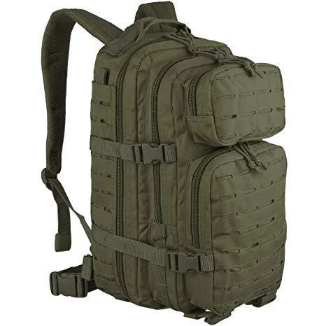 Kuprinė Mil-tec Assault lazerinis Cut SM, žalios spalvos, 20L