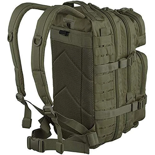 Kuprinė Mil-tec Assault lazerinis Cut SM, žalios spalvos, 20L