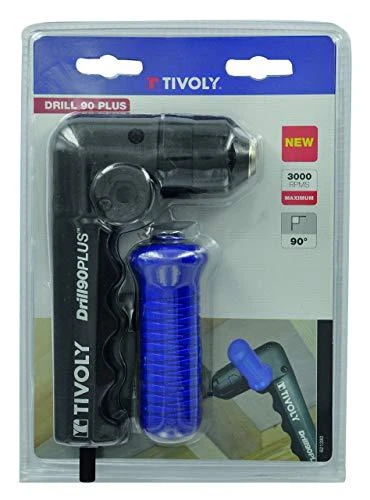 Tivoly Gręžtuvo/suktuvo priedas 90° adapteris, max 10mm. Fiksuotas, rankinis mecenatas
