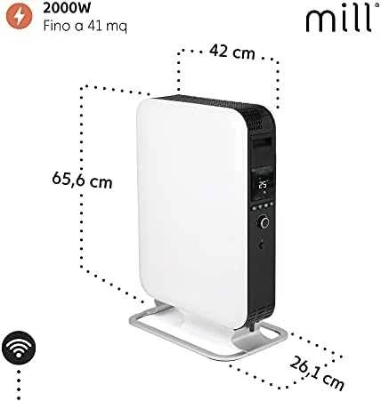 Elektrinis šildytuvas Mill OIL2000WIFI3 | 2000W | iki 24 m² | Baltas