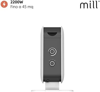 Konvekcinis šildytuvas Mill CO2200MECMAX, 2200 W, Galios lygių skaičius 3, Tinka kambariams iki max 30 m², Baltas