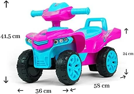 Paspiriama mašinėlė Milly Mally Monster Pink, rožinė