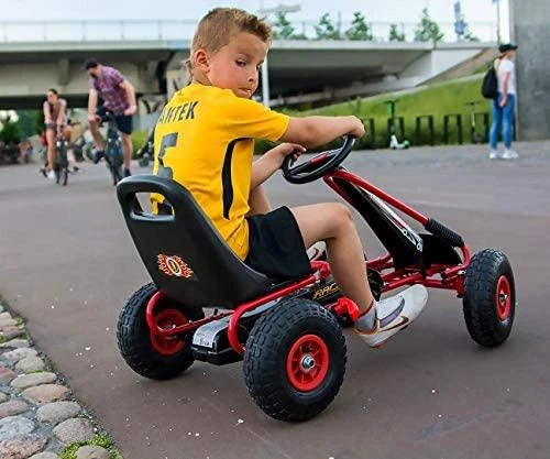 Milly Mally Thor Raudona pedalinis gokartas