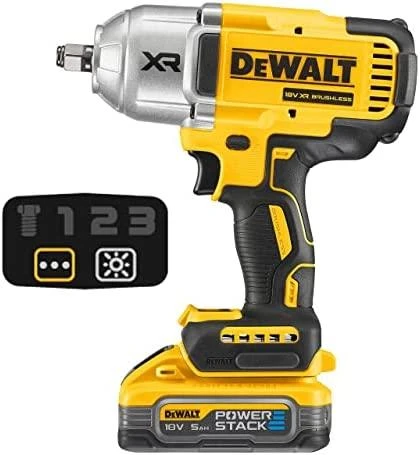 Smūginis veržliasūkis DeWalt DCF900H2T-QW; 18 V; 2x5,0 Ah akum.