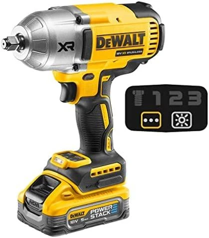 Smūginis veržliasūkis DeWalt DCF900H2T-QW; 18 V; 2x5,0 Ah akum.