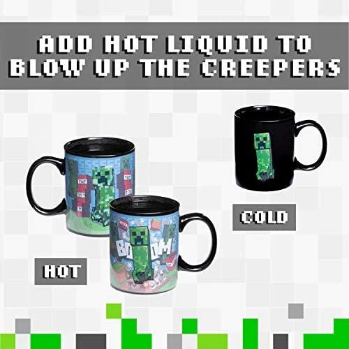 Paladone Minecraft Creeper į karštį reaguojantis puodelis