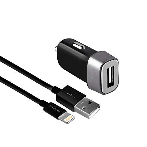 Įkroviklis Puro Mini 1x USB-A 1 A (MCHUSBAPLTCBLK)