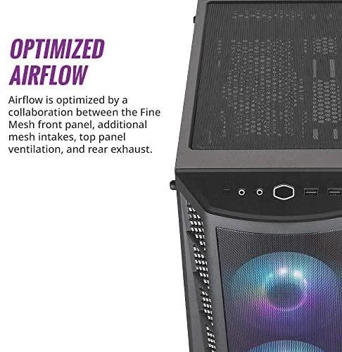 COOLER MASTER PC Case MasterBox MB311L ARGB mini bokštelis