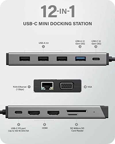Alogic DV3 USB-C stotelė / replikatorius (DUCDDV3)