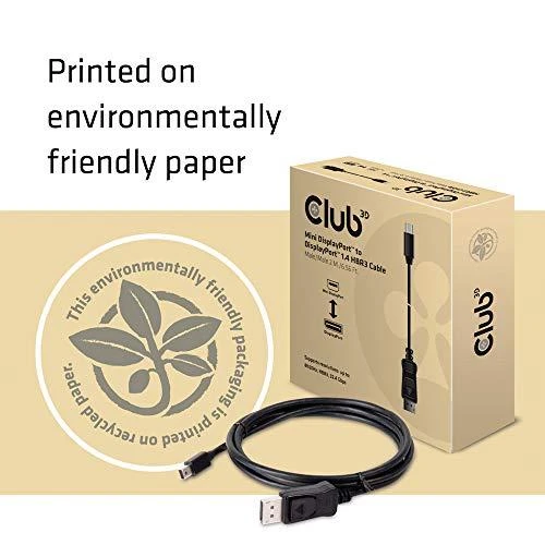 „Club 3D DisplayPort Mini“ – „DisplayPort“ kabelis 2 m juodas (CAC-1115)