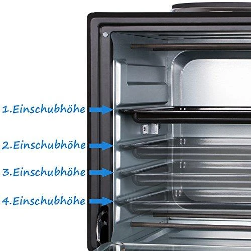 Elektrinė krosnelė First Austria Mini orkaitė su kaitvietėmis | 45L (FA-5045-4)