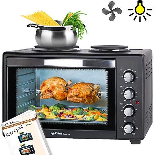 Elektrinė krosnelė First Austria Mini orkaitė su kaitvietėmis | 45L (FA-5045-4)