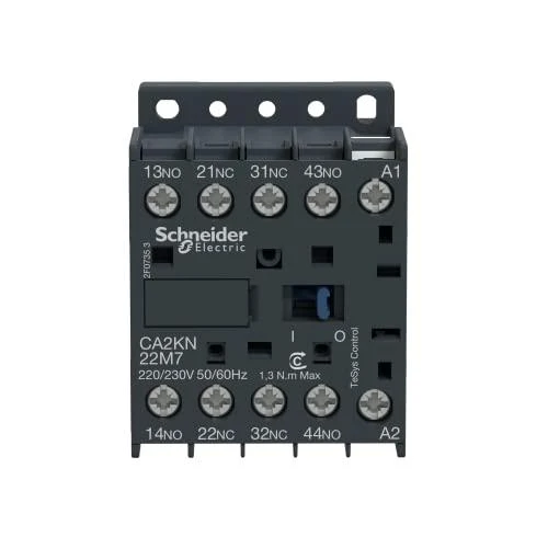 Schneider Electric „Schneider“ pagalbinis kontaktorius 10A 2NO 2R 230V AC (CA2KN22P7)