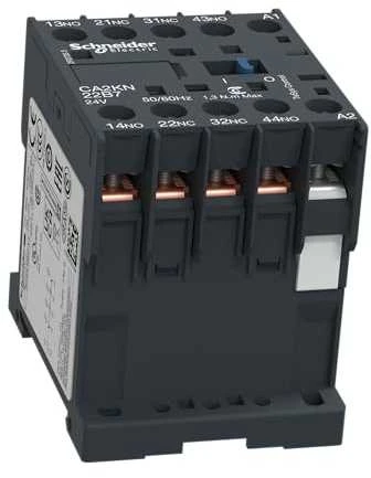 Schneider Electric „Schneider“ pagalbinis kontaktorius 10A 2NO 2R 24V AC (CA2KN22B7)
