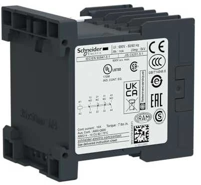 Schneider Electric „Schneider“ pagalbinis kontaktorius 10A 2NO 2R 24V AC (CA2KN22B7)