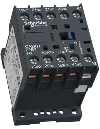 Schneider Electric „Schneider“ pagalbinis kontaktorius 10A 2NO 2R 24V AC (CA2KN22B7)