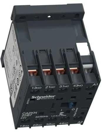 Schneider Electric „Schneider“ pagalbinis kontaktorius 10A 2NO 2R 24V AC (CA2KN22B7)
