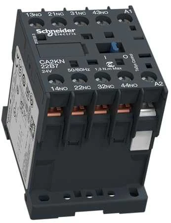 Schneider Electric „Schneider“ pagalbinis kontaktorius 10A 2NO 2R 24V AC (CA2KN22B7)