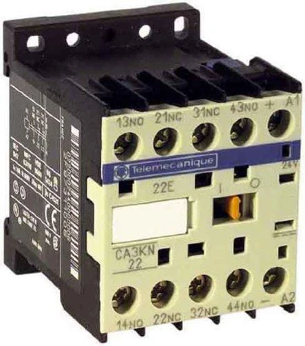 Schneider Electric „Schneider“ pagalbinis kontaktorius 10A 4NO 0R 24V DC (CA3KN40BD)
