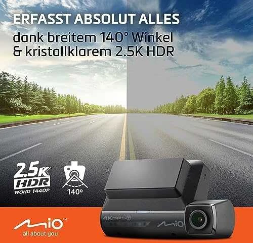 Vaizdo registratorius Mio MiVue 955W 4K, GPS, Wi-Fi